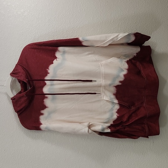 Tie dye sweatshirt with hood, size 1X - Picture 1 of 4